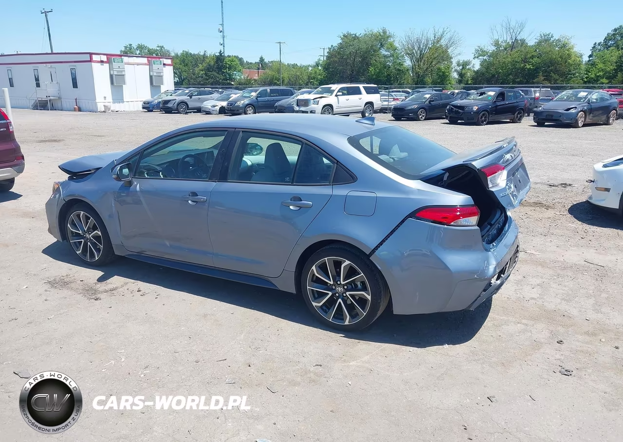2022 Toyota Corolla Se VIN:5YFS4MCE1NP137537 - 3
