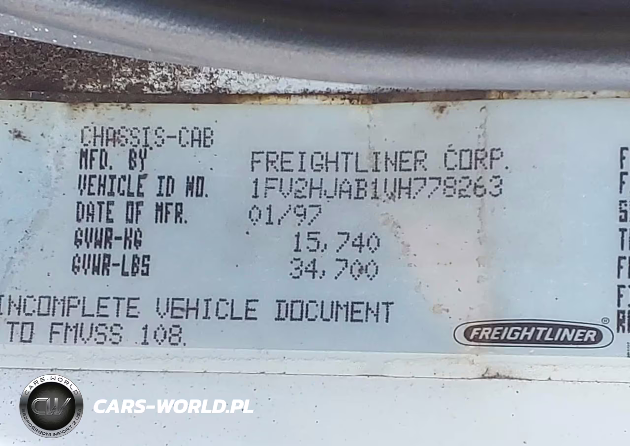 1997 Freightliner Medium Conventional Fl70 VIN:1FV2HJAB1VH778263 - 16