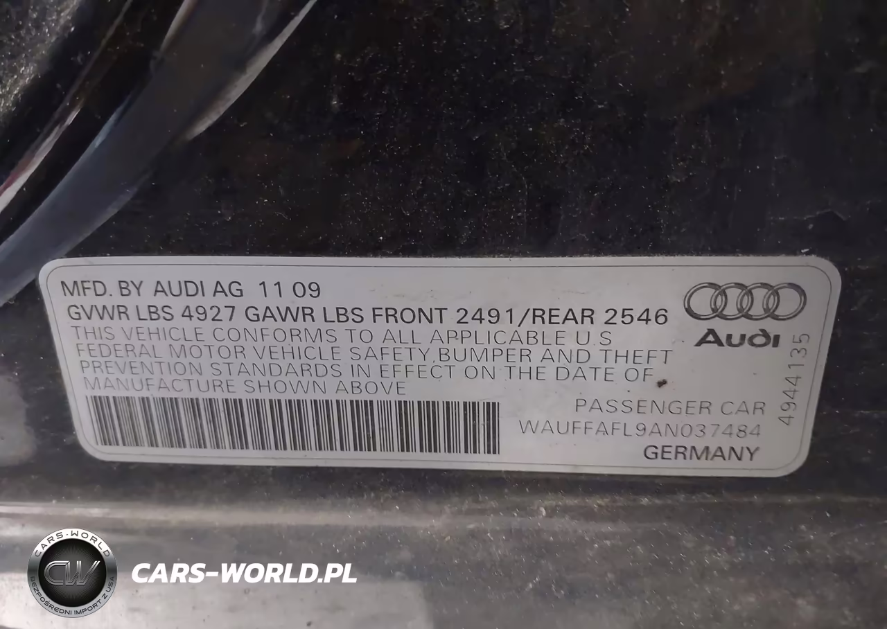 2010 Audi A4 2.0T Premium VIN:WAUFFAFL9AN037484 - 9