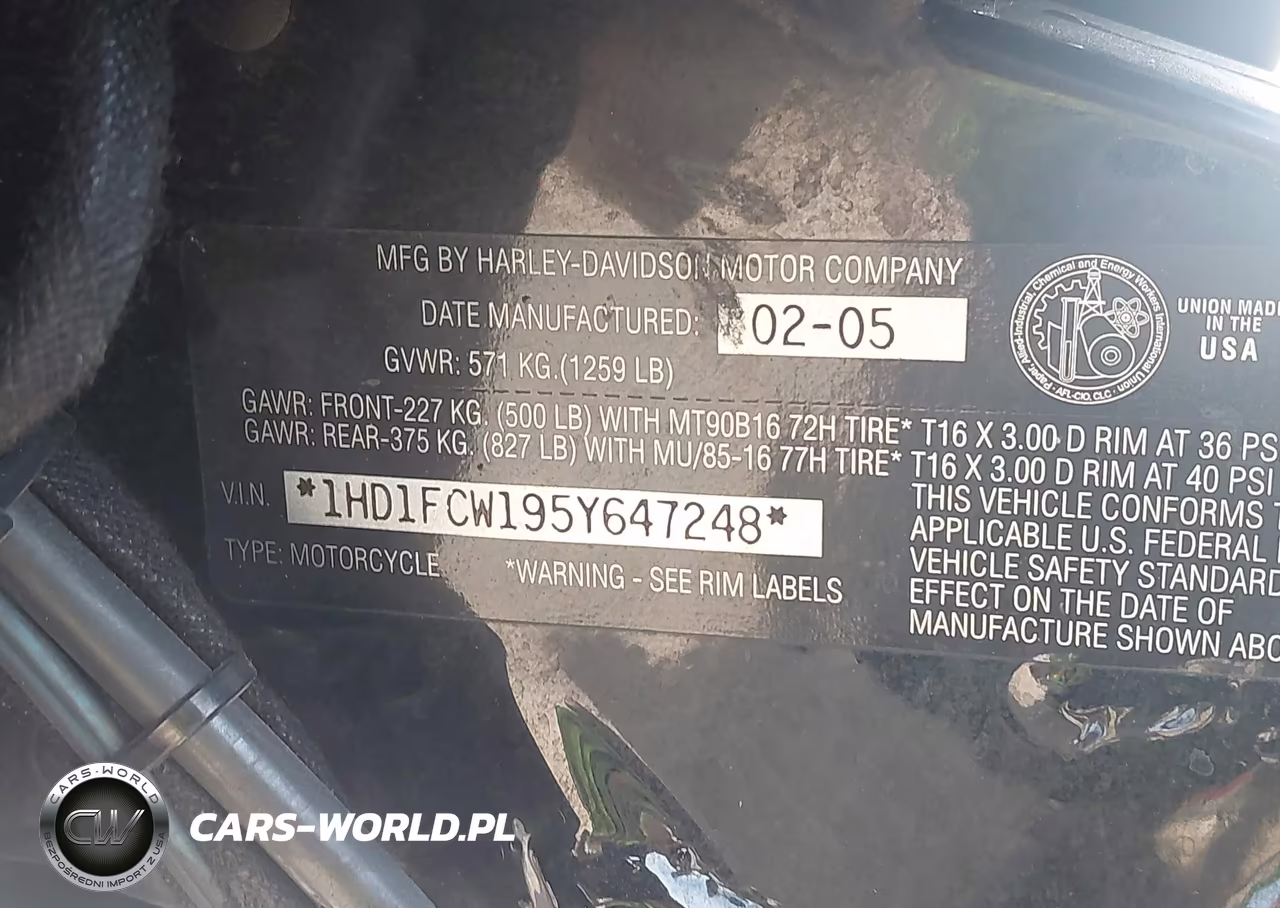 2005 Harley-Davidson Flhtcui VIN:1HD1FCW195Y647248 - 10