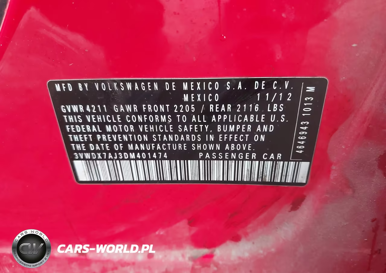 2013 Volkswagen Jetta 2.5L Se VIN:3VWDX7AJ3DM401474 - 9