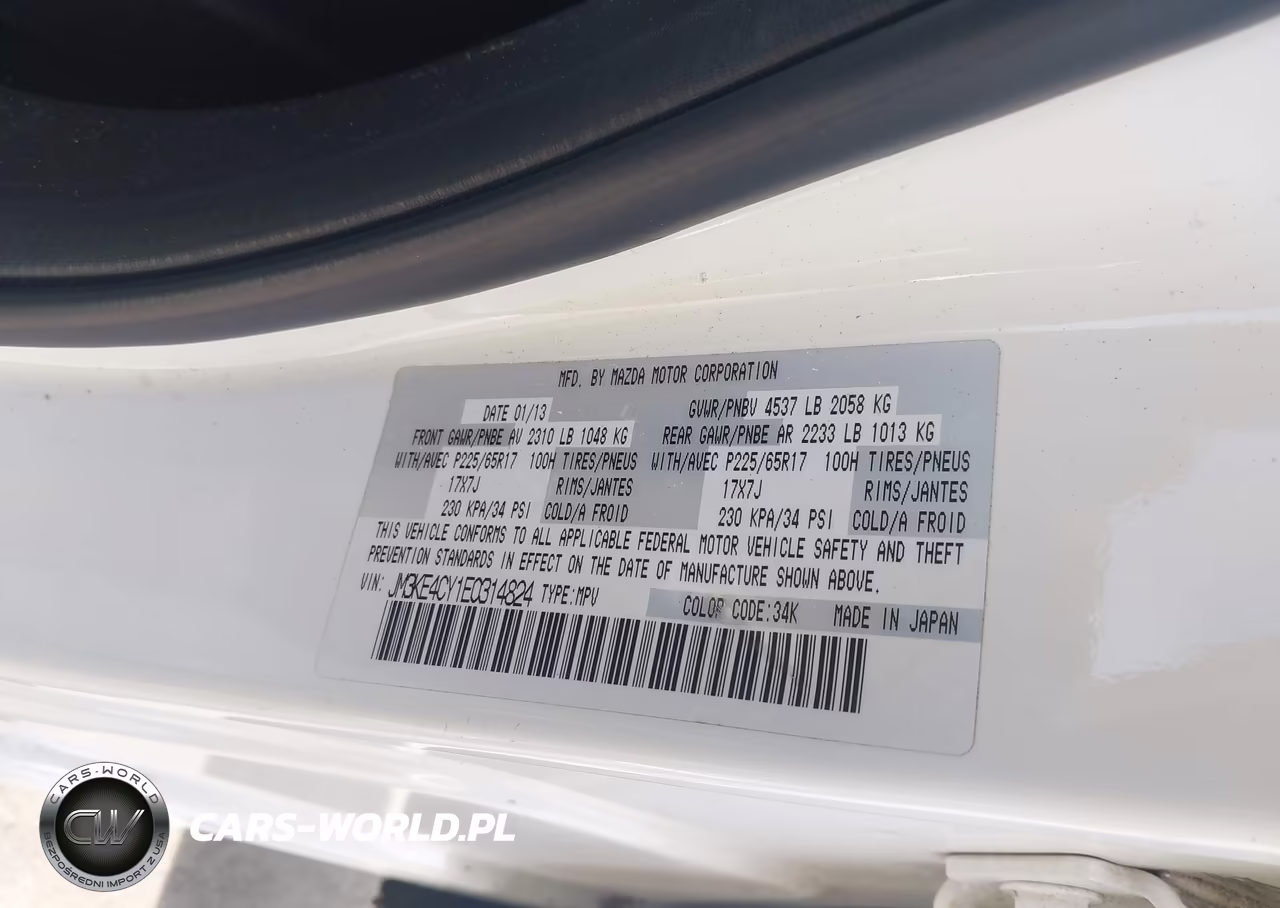 2014 Mazda Cx-5 Touring VIN:JM3KE4CY1E0314824 - 9
