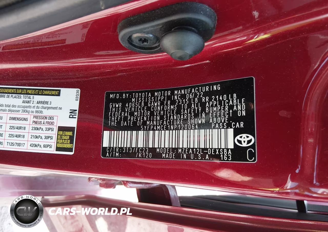 2022 Toyota Corolla Se VIN:5YFP4MCE1NP120064 - 9
