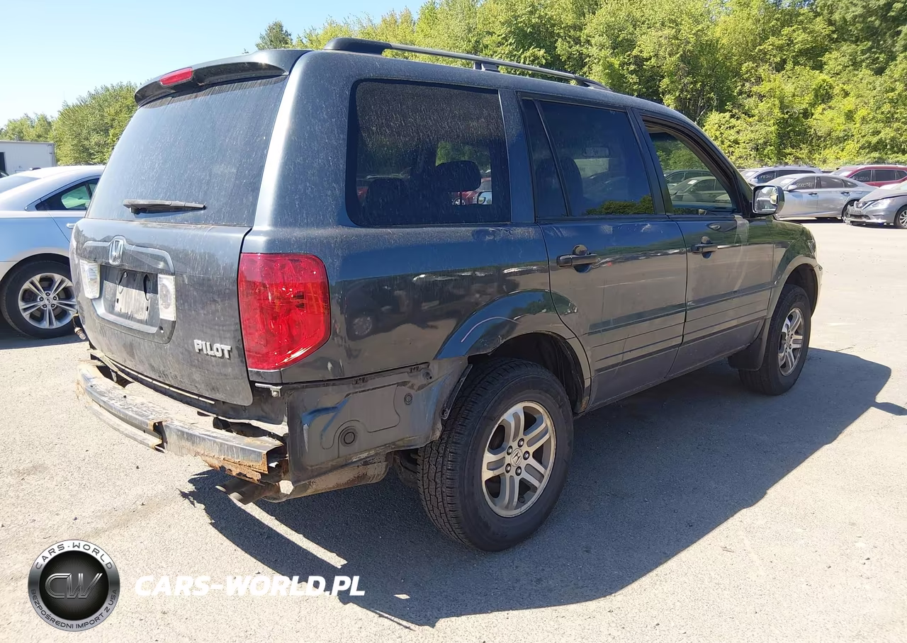 2005 Honda Pilot Ex-L VIN:5FNYF18645B065653 - 4
