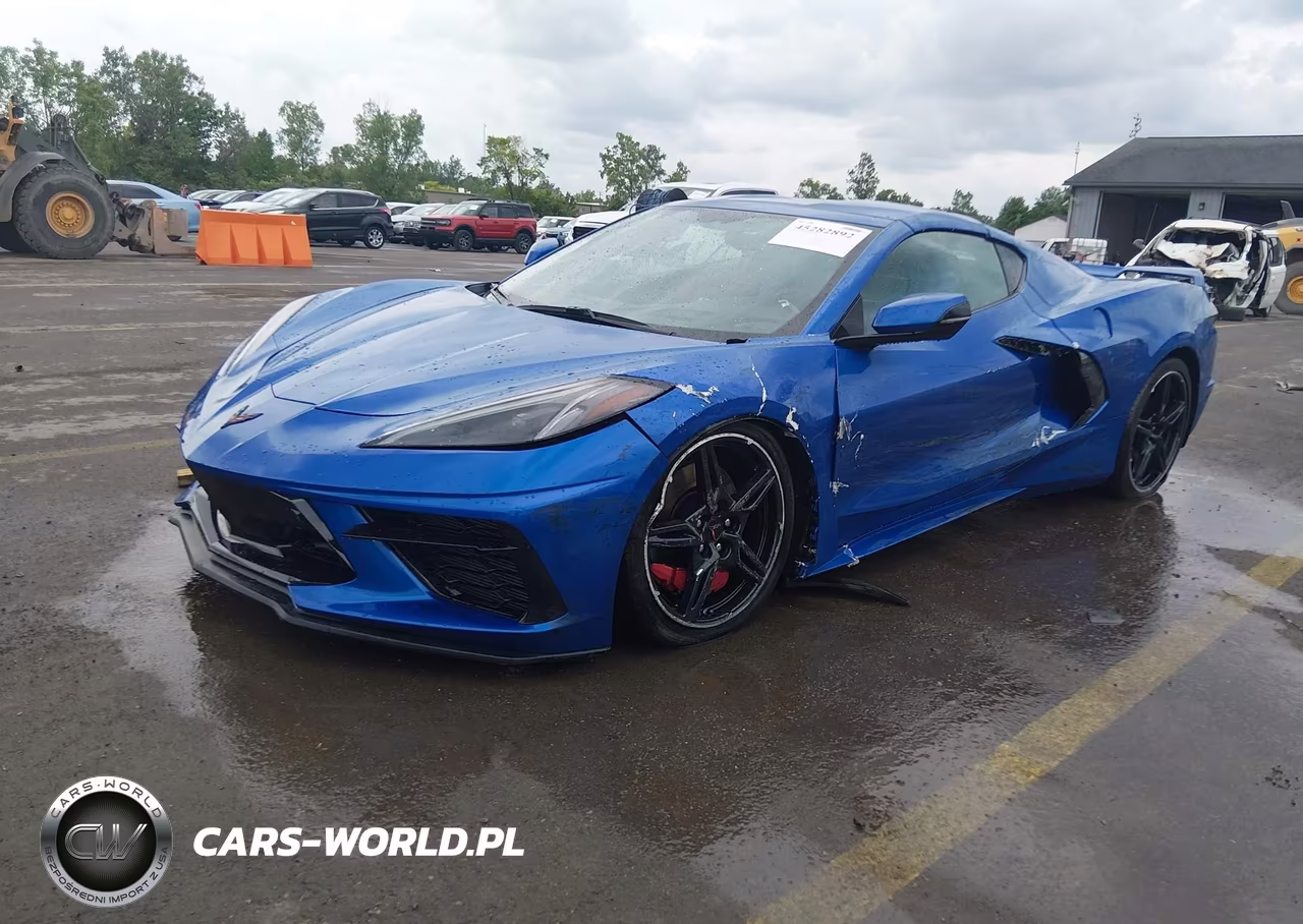 2021 Chevrolet Corvette Stingray Rwd 3Lt VIN:1G1YC2D42M5119186 - 2