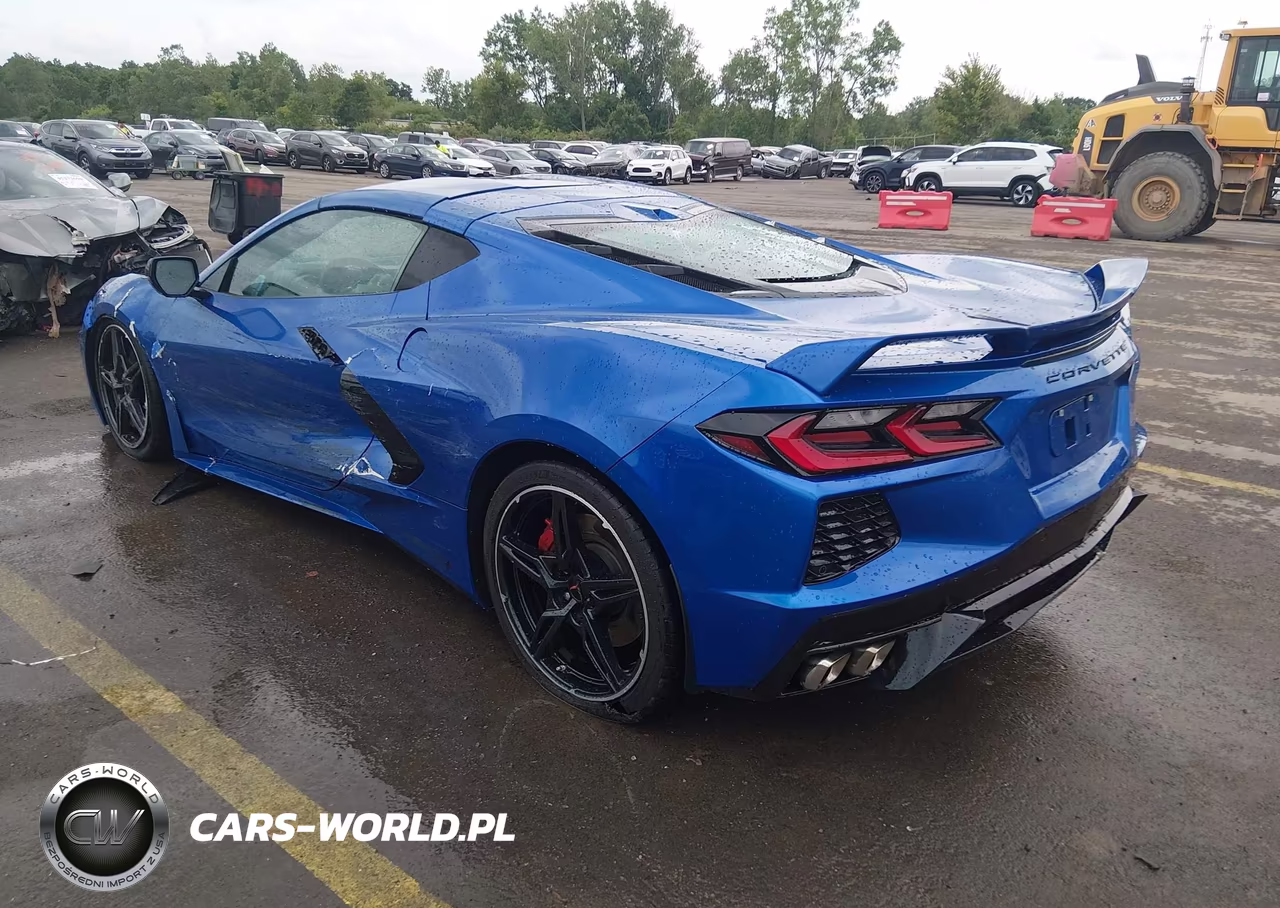 2021 Chevrolet Corvette Stingray Rwd 3Lt VIN:1G1YC2D42M5119186 - 3
