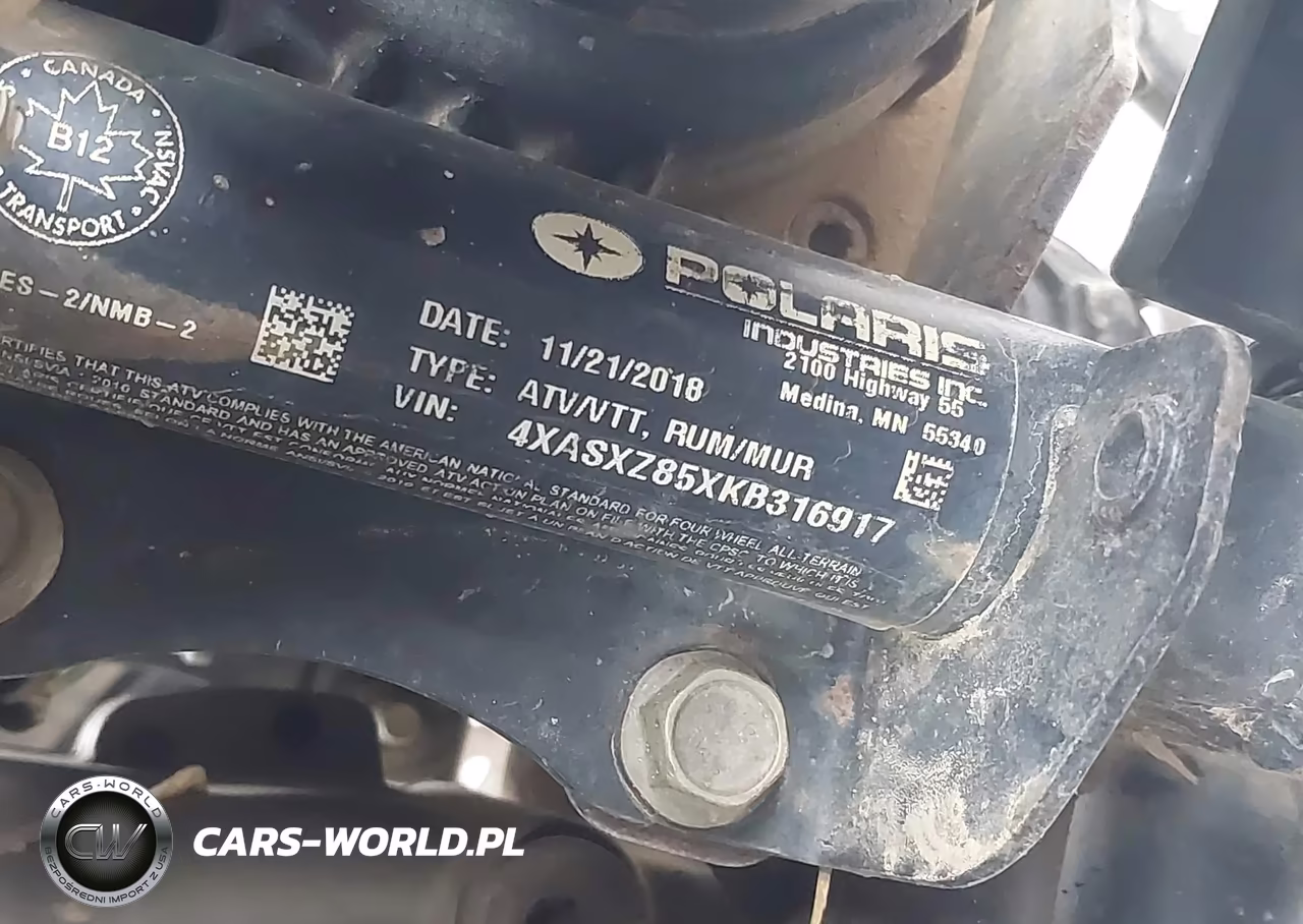 2019 Polaris Sportsman 850 Sp Premium VIN:4XASXZ85XKB316917 - 10