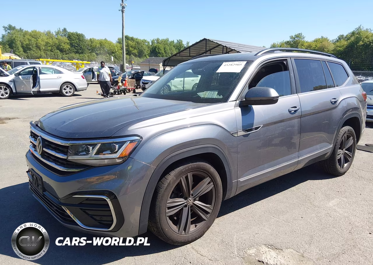 2021 Volkswagen Atlas 3.6L V6 Se W-Technology R-Line VIN:1V2RR2CA1MC556690 - 2
