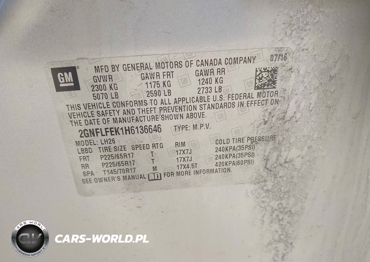 2017 Chevrolet Equinox Lt VIN:2GNFLFEK1H6136646 - 9
