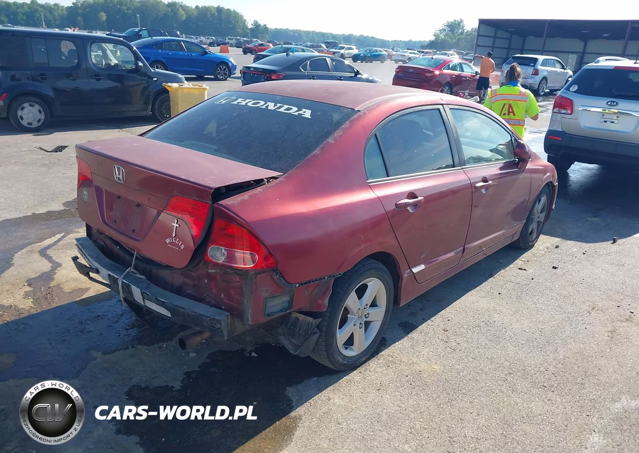2008 Honda Civic Lx VIN:2HGFA16558H534815 - 4