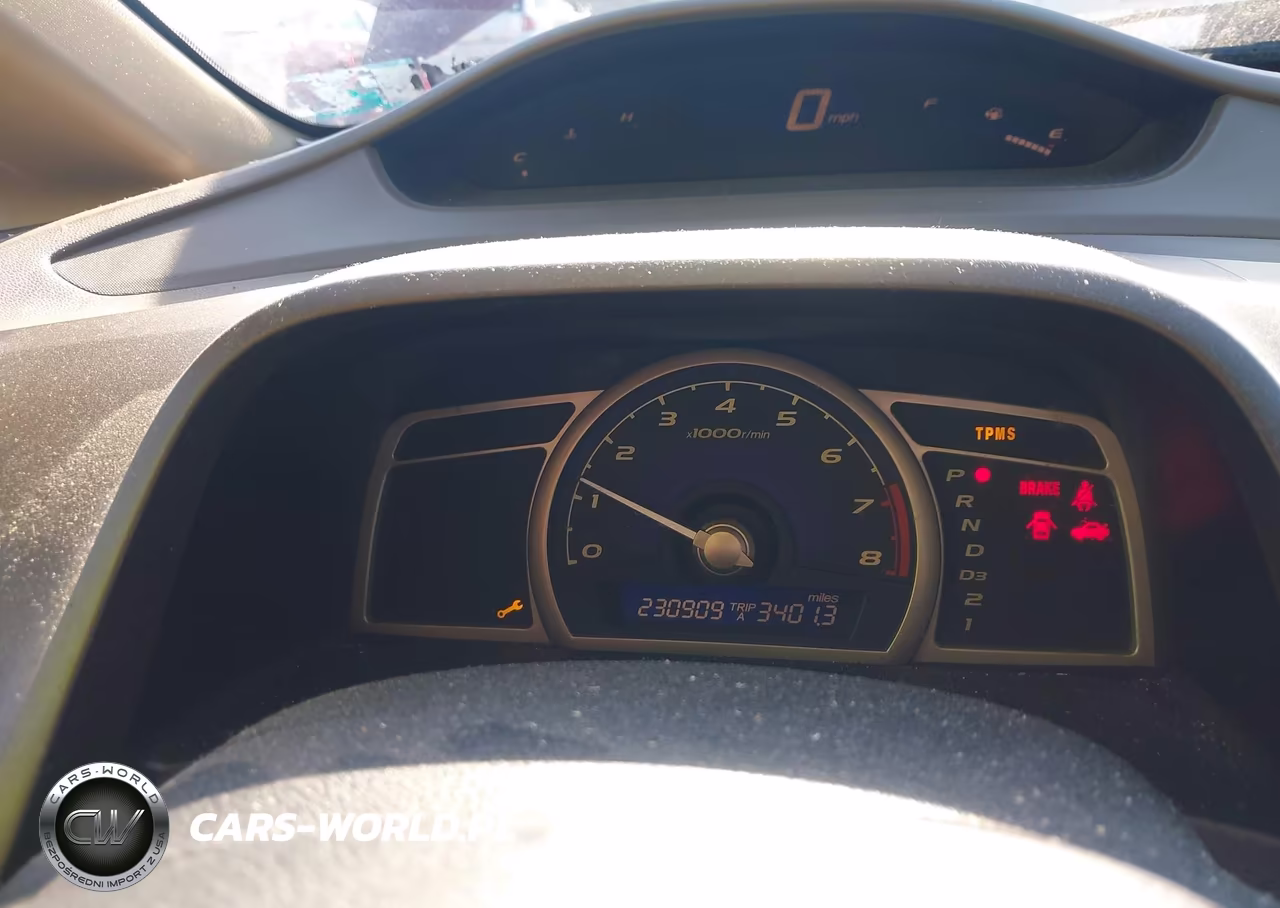 2008 Honda Civic Lx VIN:2HGFA16558H534815 - 7