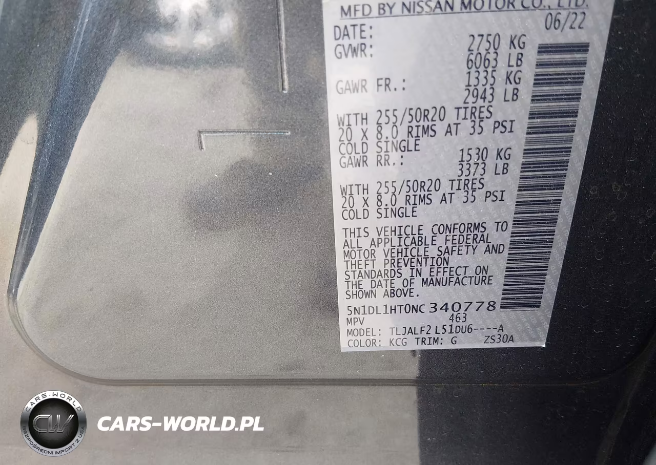 2022 Infiniti Qx60 Autograph VIN:5N1DL1HT0NC340778 - 9