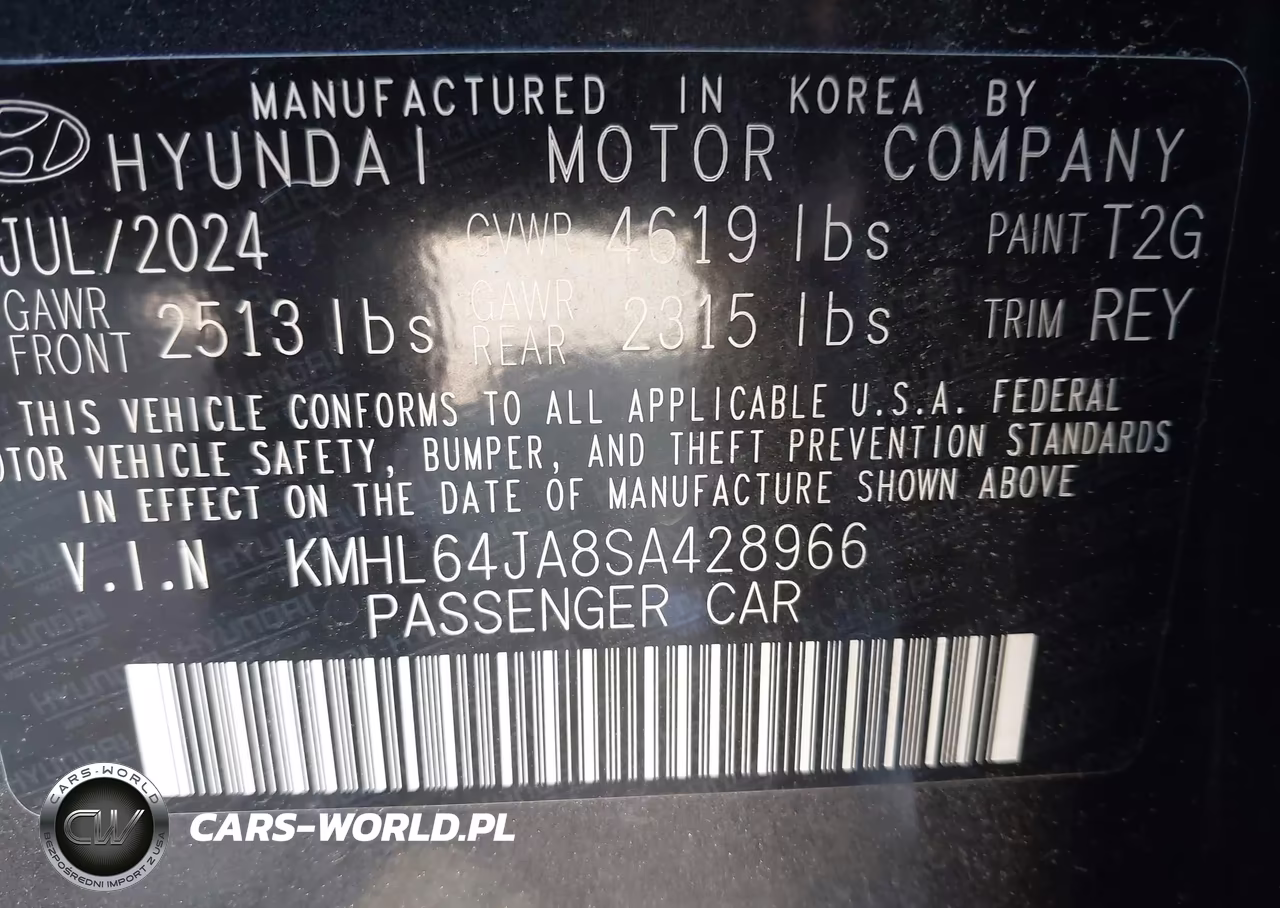 2025 Hyundai Sonata Sel VIN:KMHL64JA8SA428966 - 9