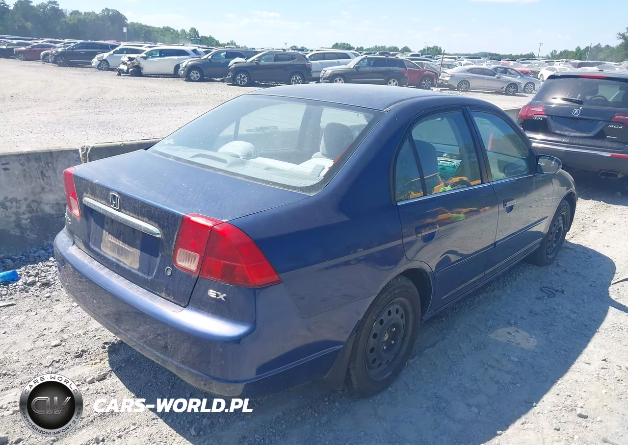 2001 Honda Civic Ex VIN:1HGES26721L054692 - 4