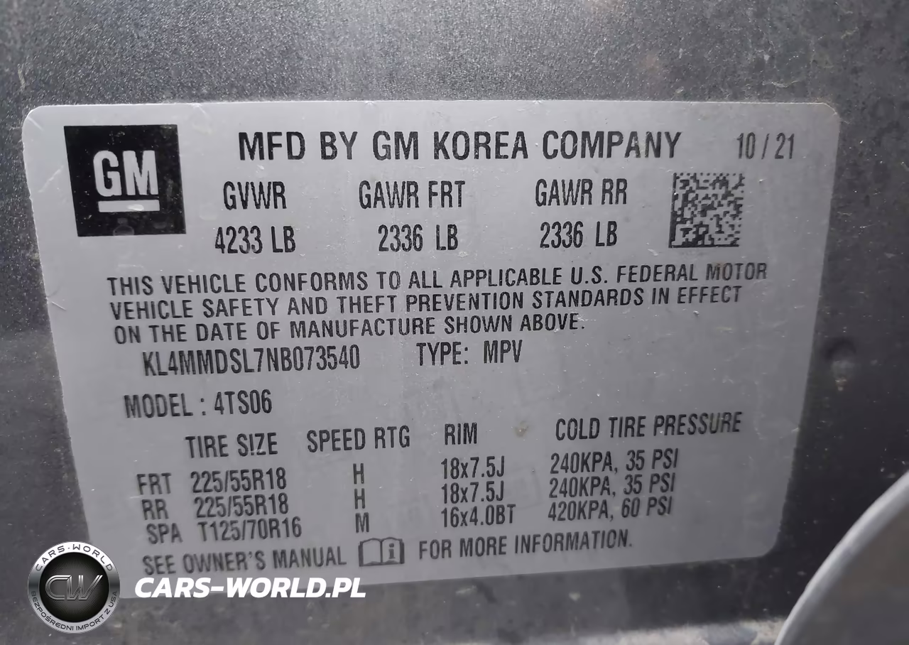 2022 Buick Encore Gx Fwd Select VIN:KL4MMDSL7NB073540 - 9
