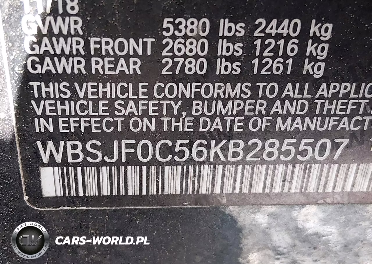2019 BMW M5 VIN:WBSJF0C56KB285507 - 9