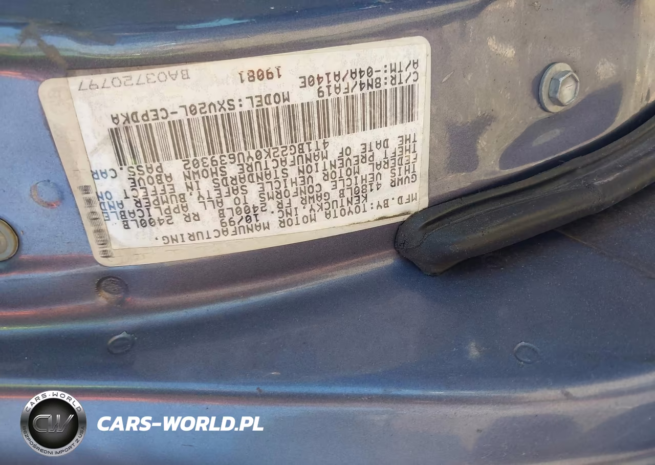2000 Toyota Camry Ce VIN:4T1BG22K0YU639302 - 9