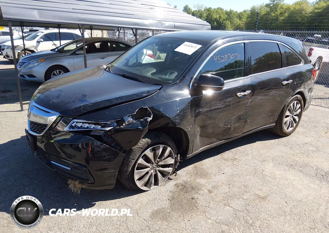 2014 Acura Mdx Technology Package VIN:5FRYD4H4XEB038302 - 2