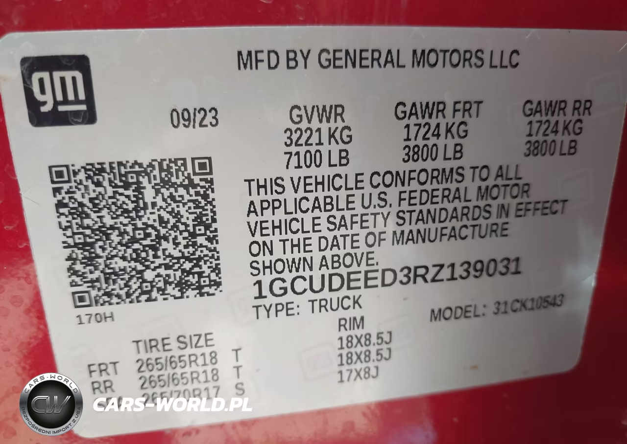 2024 Chevrolet Silverado 1500 4Wd Short Bed Rst VIN:1GCUDEED3RZ139031 - 9
