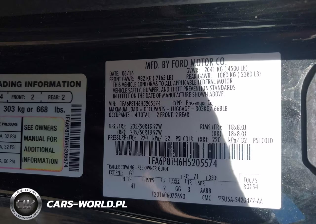 2017 Ford Mustang Ecoboost VIN:1FA6P8TH6H5205574 - 9
