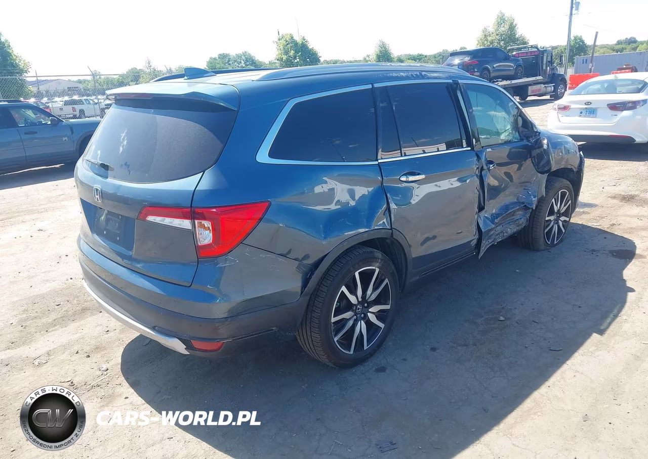 2021 Honda Pilot Awd Touring 8 Passenger VIN:5FNYF6H90MB055630 - 4
