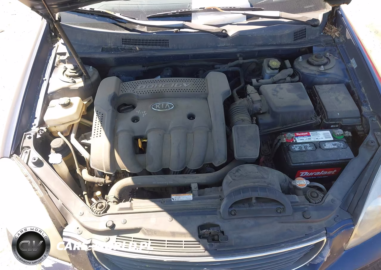 2007 Kia Optima Lx VIN:KNAGE123975114067 - 10