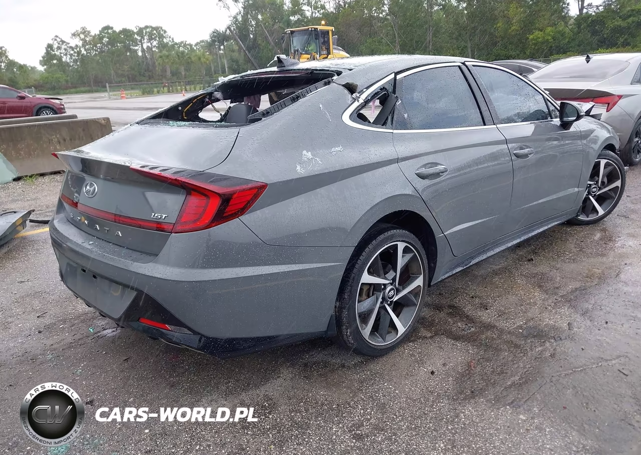 2021 Hyundai Sonata Sel Plus VIN:5NPEJ4J23MH122998 - 4