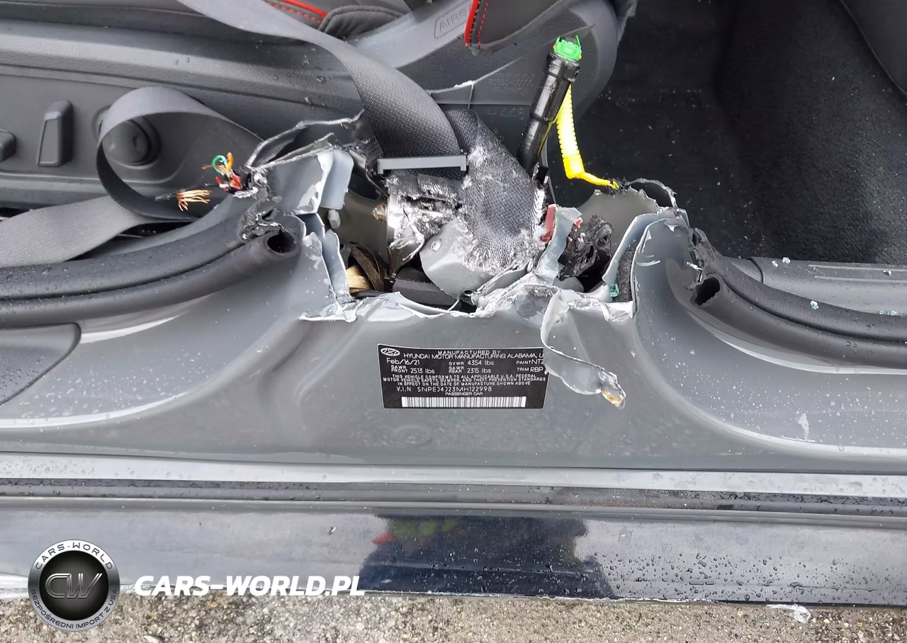 2021 Hyundai Sonata Sel Plus VIN:5NPEJ4J23MH122998 - 9