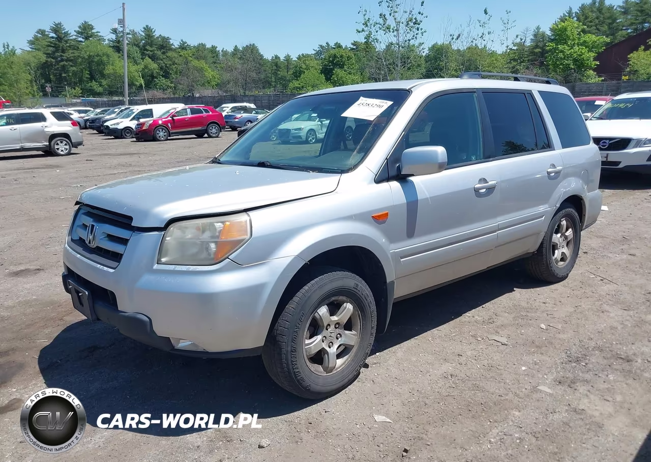 2007 Honda Pilot Ex-L VIN:2HKYF18527H514551 - 2