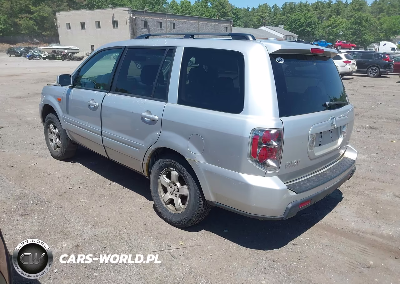 2007 Honda Pilot Ex-L VIN:2HKYF18527H514551 - 3