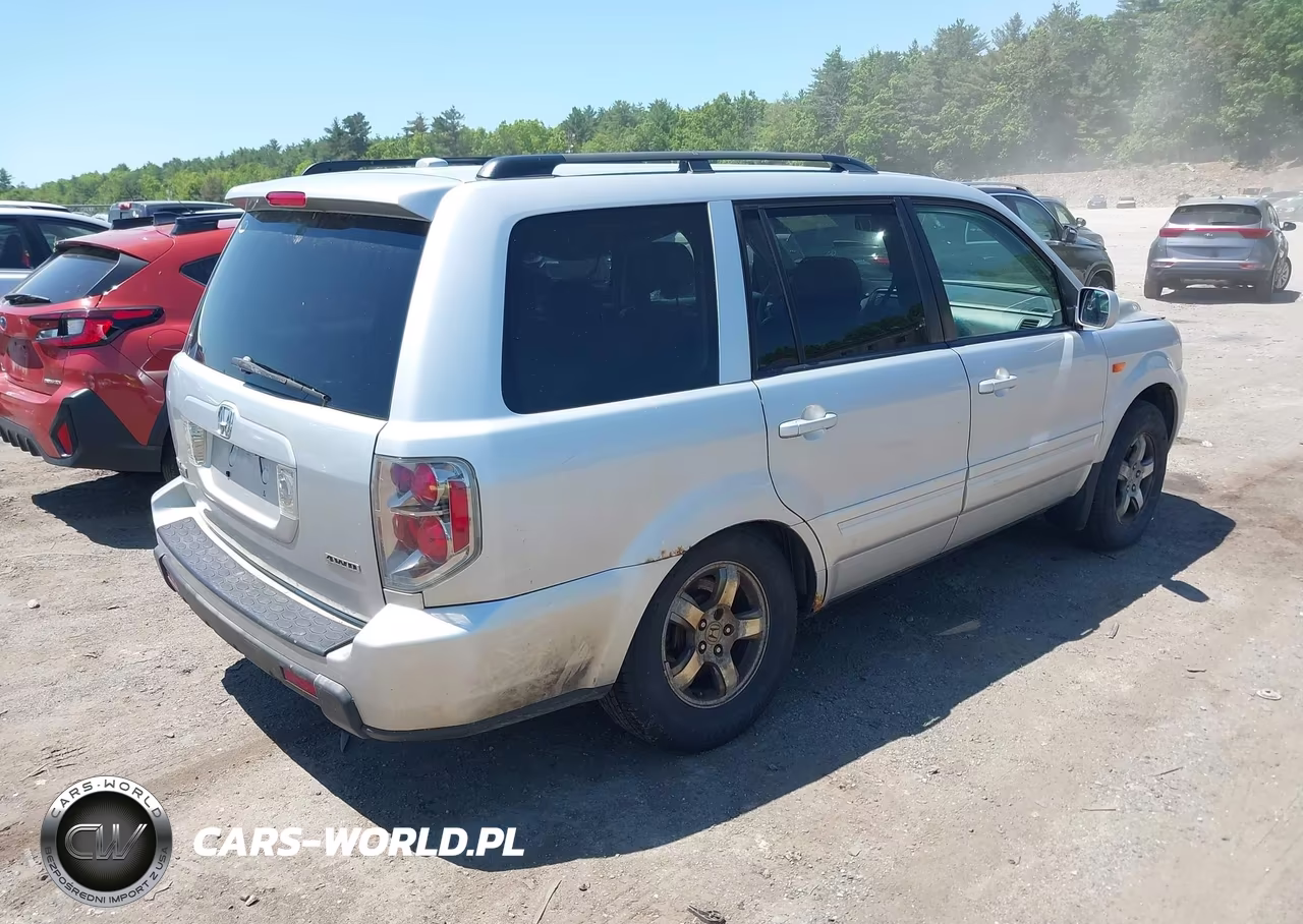 2007 Honda Pilot Ex-L VIN:2HKYF18527H514551 - 4