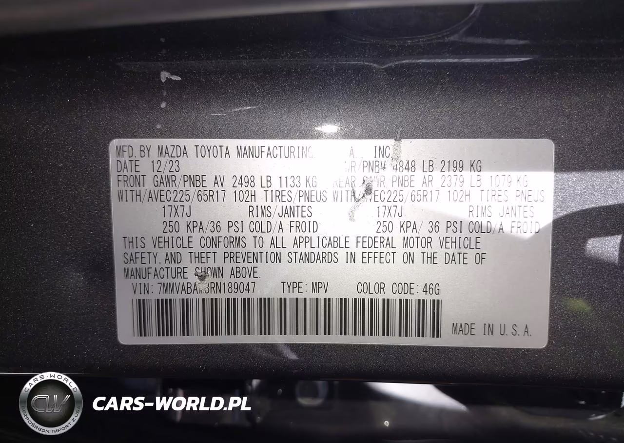 2024 Mazda Cx-50 2.5 S Select VIN:7MMVABAM3RN189047 - 9