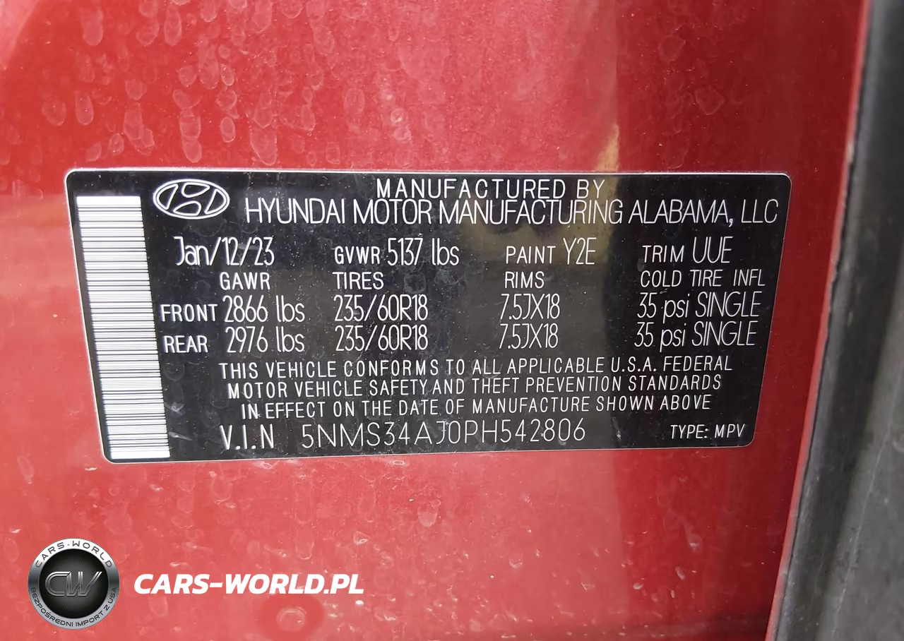 2023 Hyundai Santa Fe Sel VIN:5NMS34AJ0PH542806 - 9