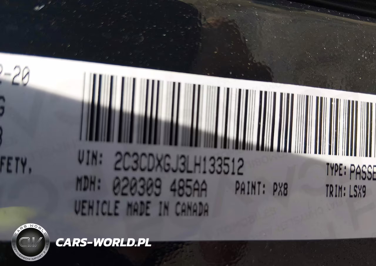 2020 Dodge Charger Scat Pack Rwd VIN:2C3CDXGJ3LH133512 - 9