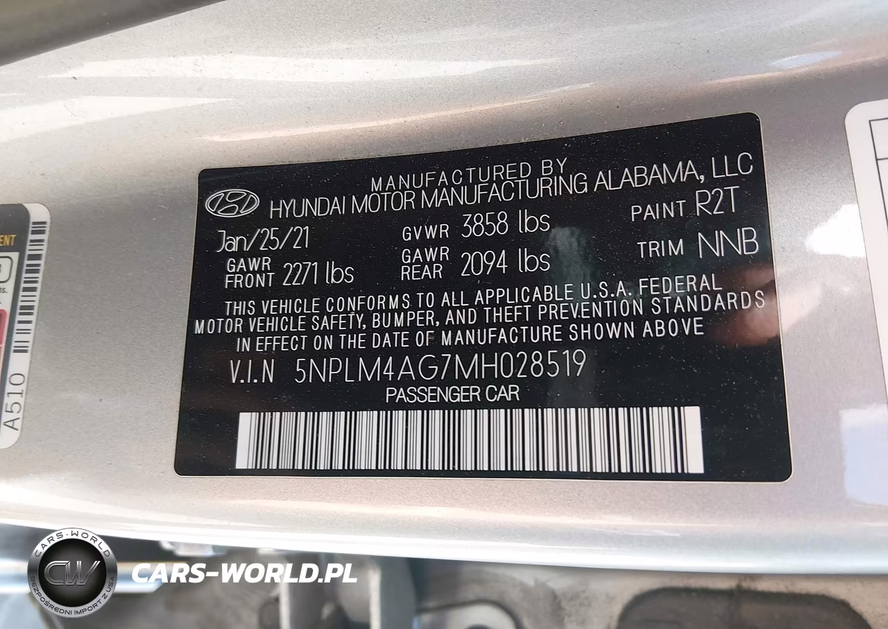 2021 Hyundai Elantra Sel VIN:5NPLM4AG7MH028519 - 9