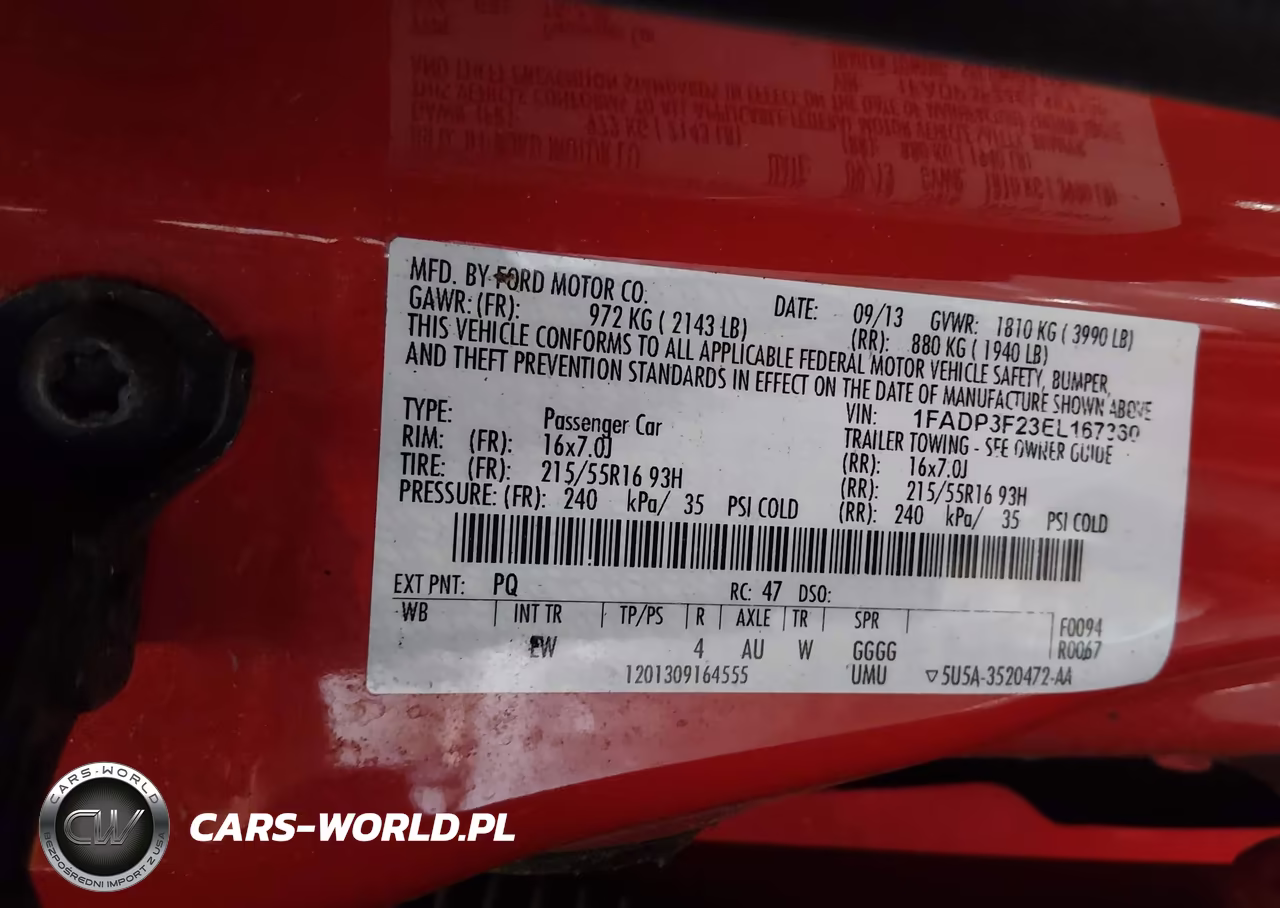 2014 Ford Focus Se VIN:1FADP3F23EL167360 - 9