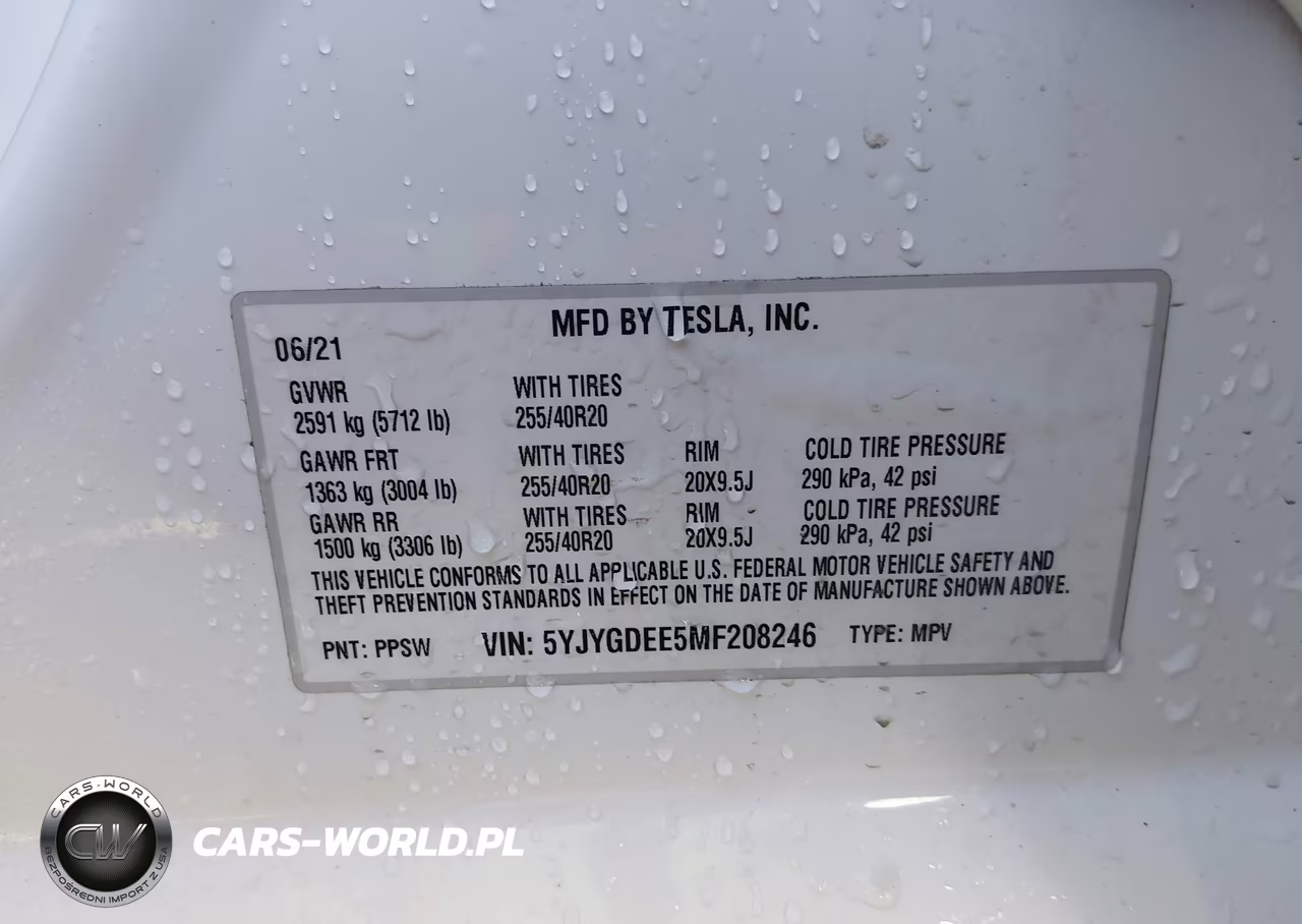 2021 Tesla Model Y Long Range Dual Motor All-Wheel Drive VIN:5YJYGDEE5MF208246 - 9