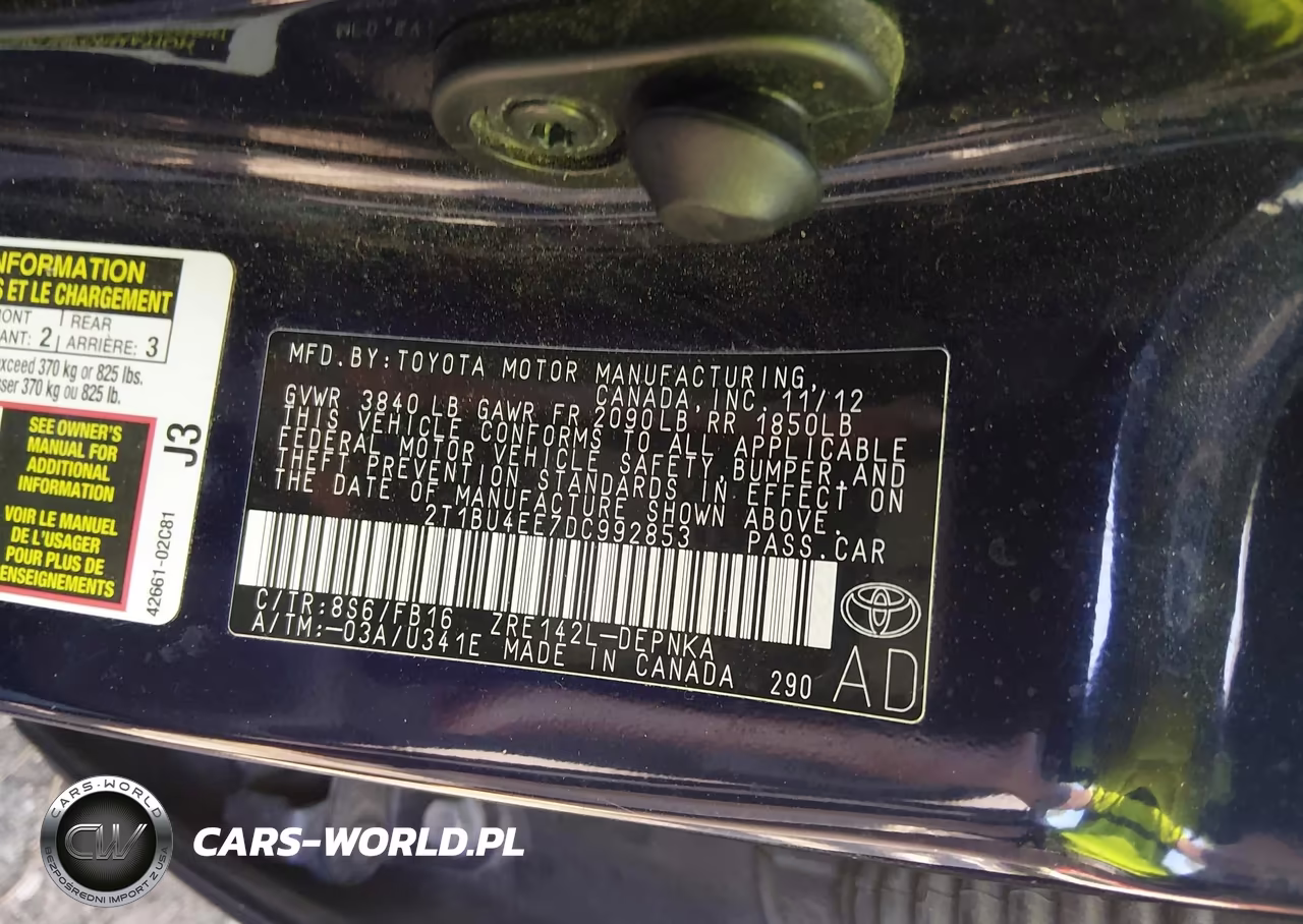 2013 Toyota Corolla Le VIN:2T1BU4EE7DC992853 - 9