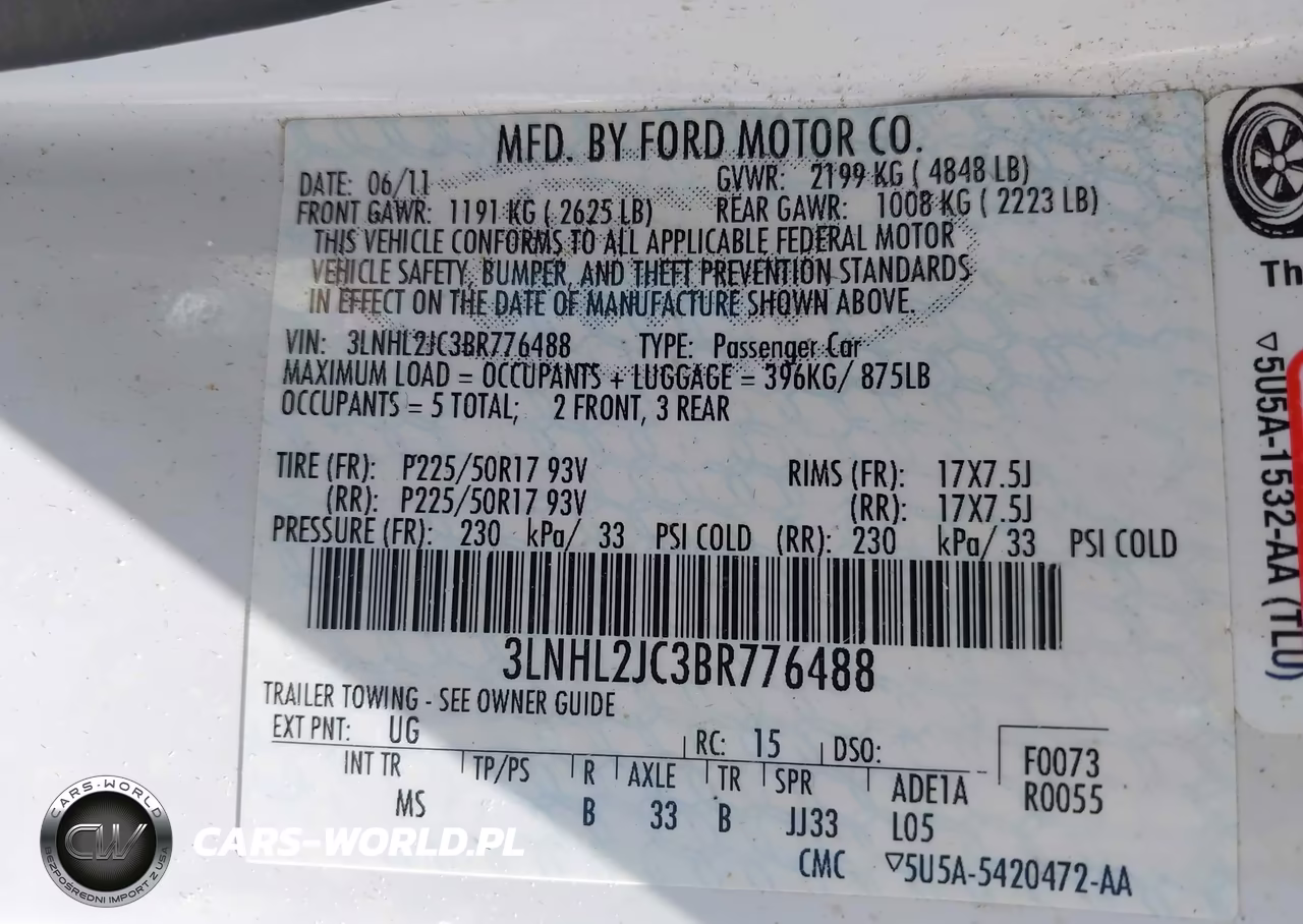 2011 Lincoln Mkz VIN:3LNHL2JC3BR776488 - 9