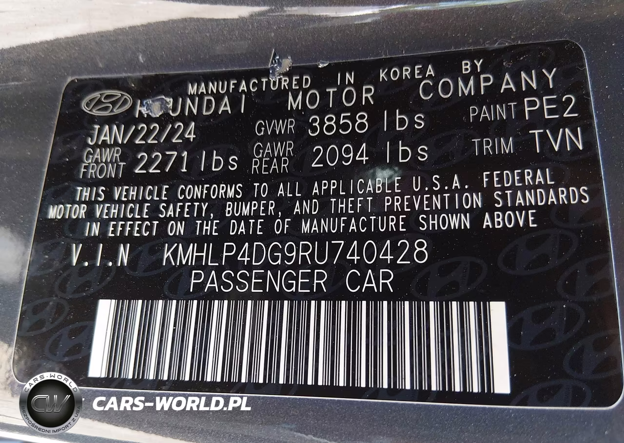 2024 Hyundai Elantra Limited VIN:KMHLP4DG9RU740428 - 9