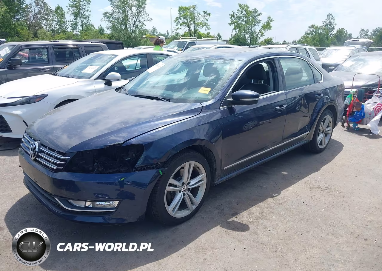 2013 Volkswagen Passat 2.0L Tdi Sel Premium VIN:1VWCN7A37DC145683 - 2