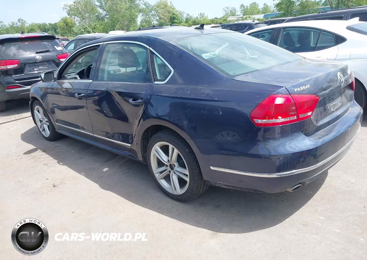 2013 Volkswagen Passat 2.0L Tdi Sel Premium VIN:1VWCN7A37DC145683 - 3