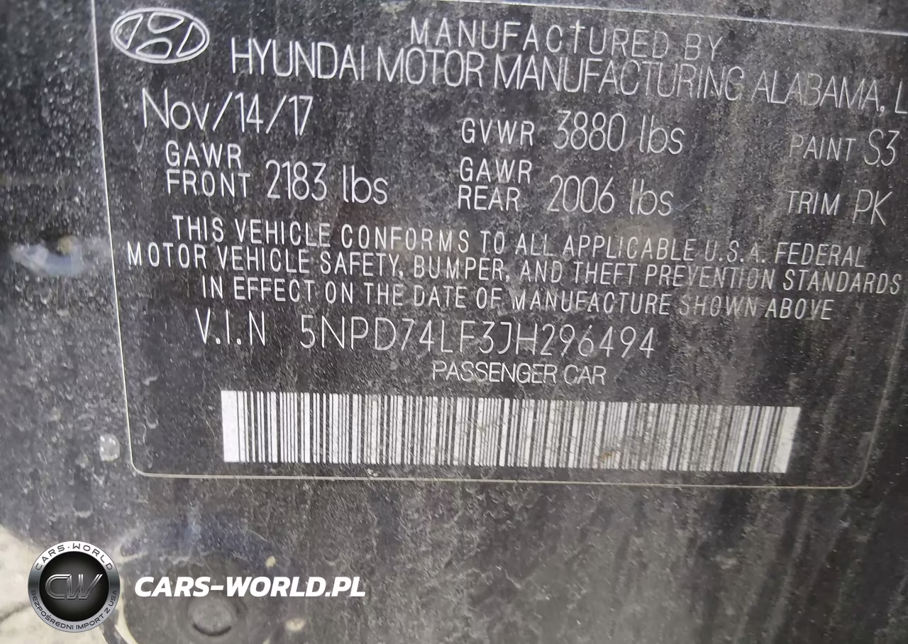 2018 Hyundai Elantra Se VIN:5NPD74LF3JH296494 - 9