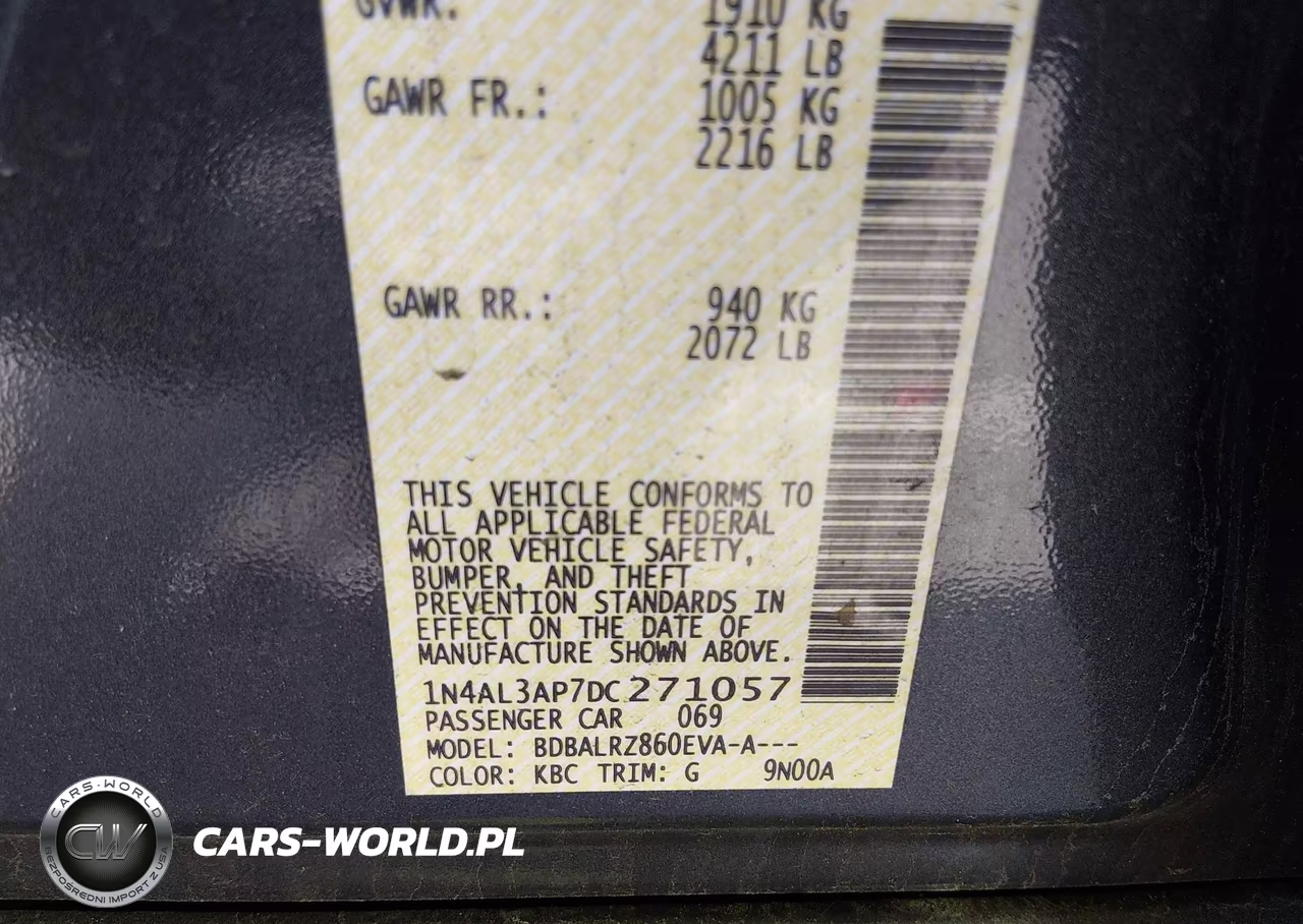 2013 Nissan Altima 2.5 S VIN:1N4AL3AP7DC271057 - 9
