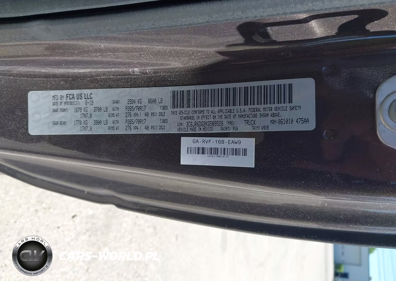 2019 Ram 1500 Classic Tradesman 4X2 8' Box VIN:3C6JR6DG2KG589529 - 9