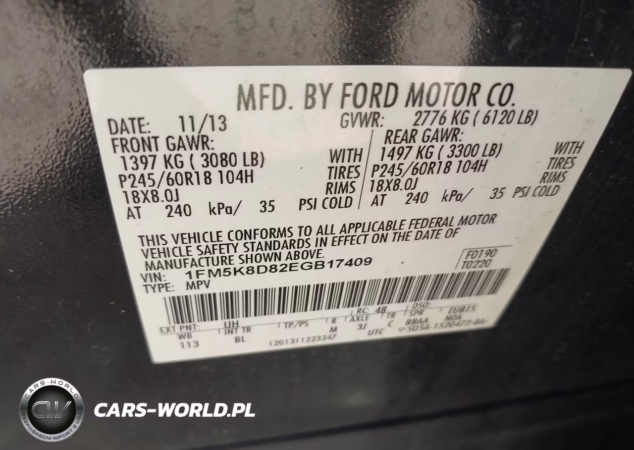 2014 Ford Explorer Xlt VIN:1FM5K8D82EGB17409 - 9