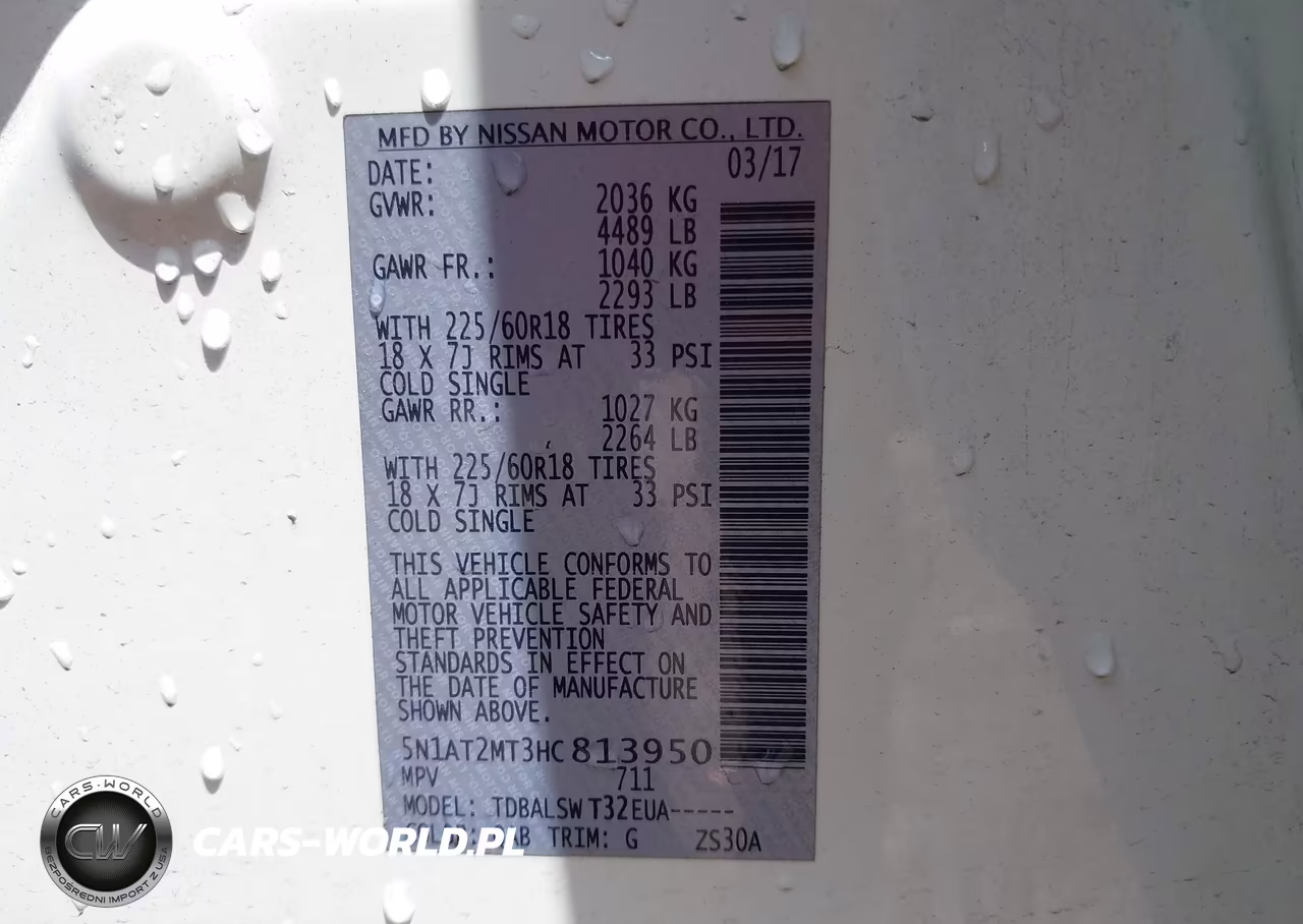2017 Nissan Rogue Sl VIN:5N1AT2MT3HC813950 - 9