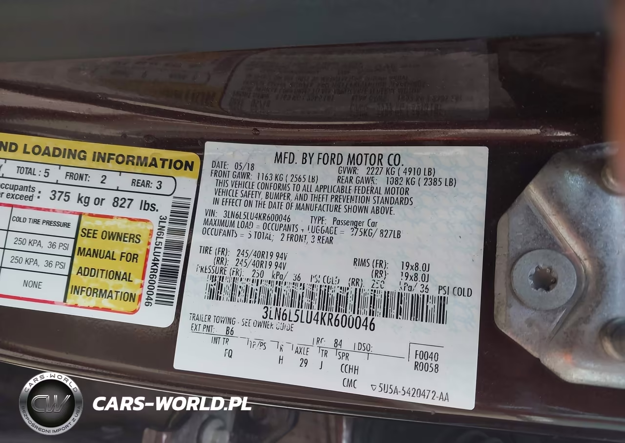 2019 Lincoln Mkz Hybrid Reserve I VIN:3LN6L5LU4KR600046 - 9