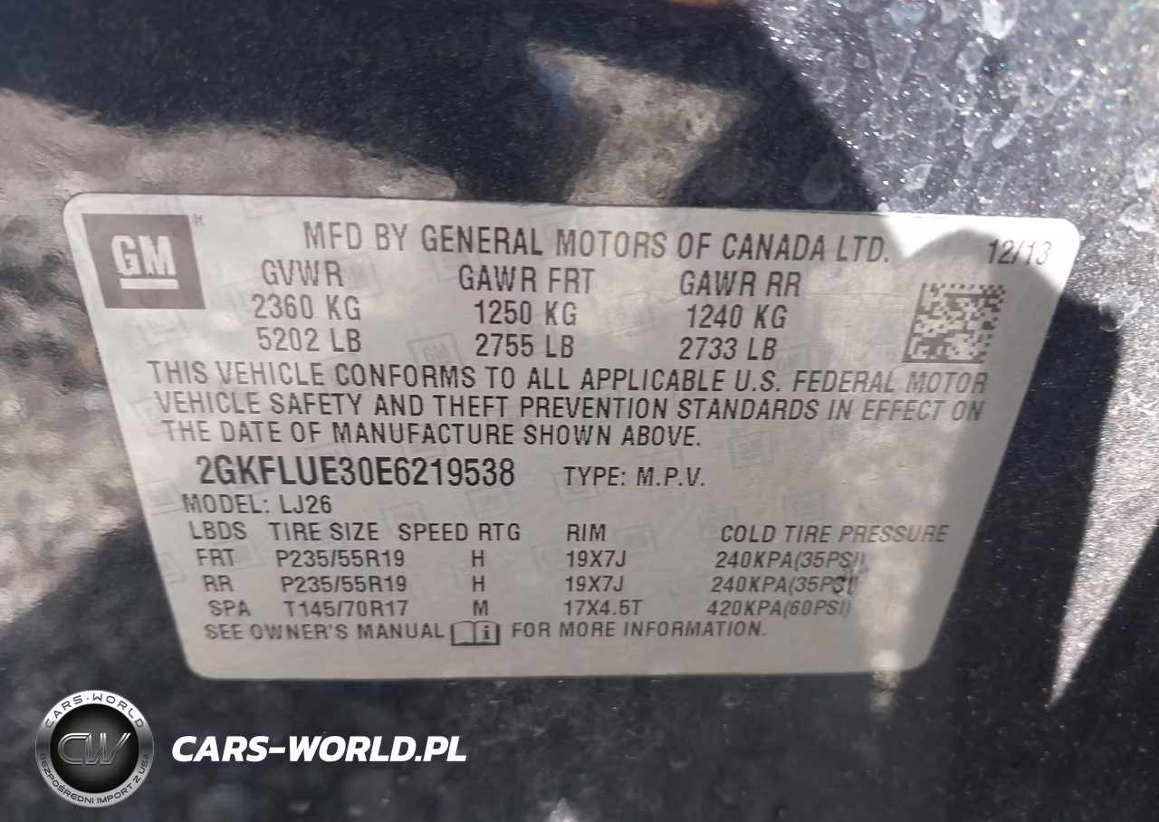 2014 GMC Terrain Denali VIN:2GKFLUE30E6219538 - 9
