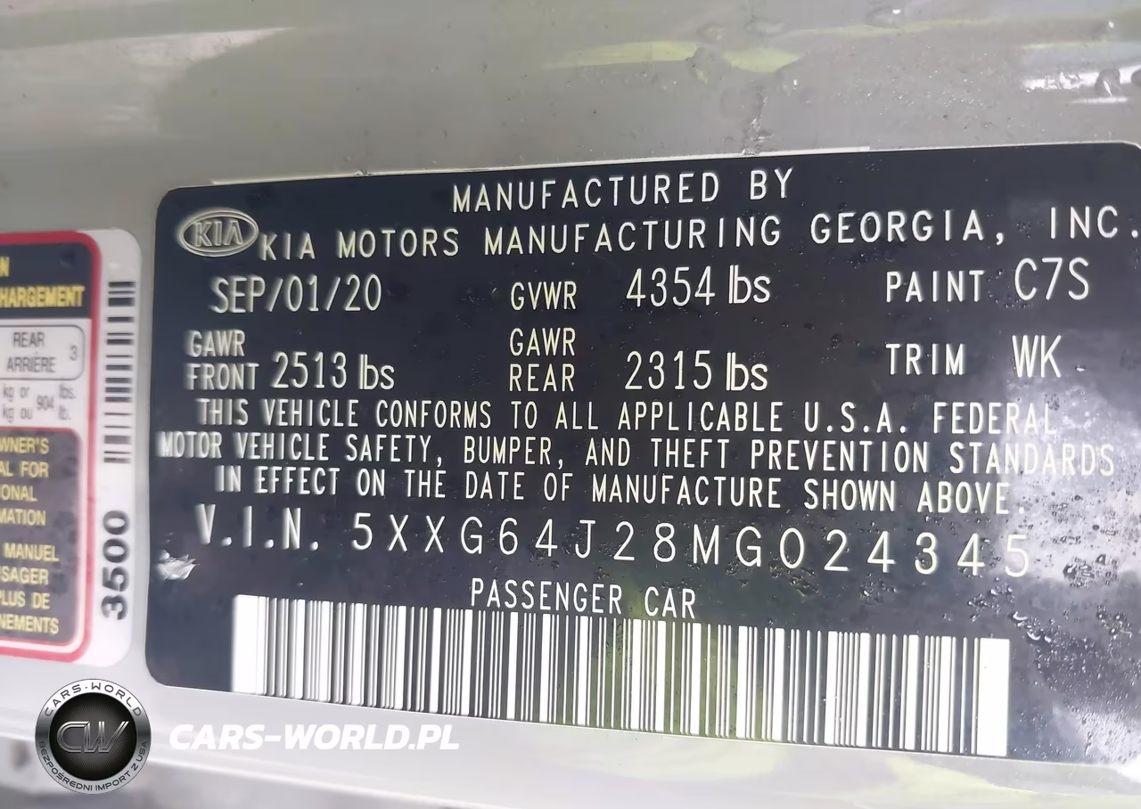 2021 Kia K5 Gt-Line VIN:5XXG64J28MG024345 - 9